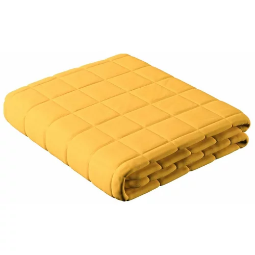 Yellow Tipi Rumeno prešito pregrinjalo za zakonsko posteljo 170x210 cm Lillipop - Yellow Tipi