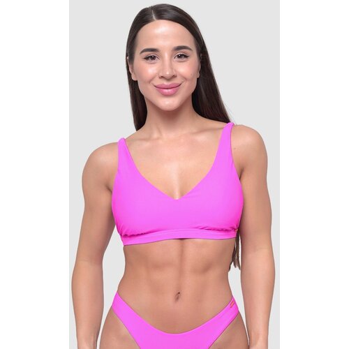 GymBeam Women‘s Sports Bikini Top Pink Slike