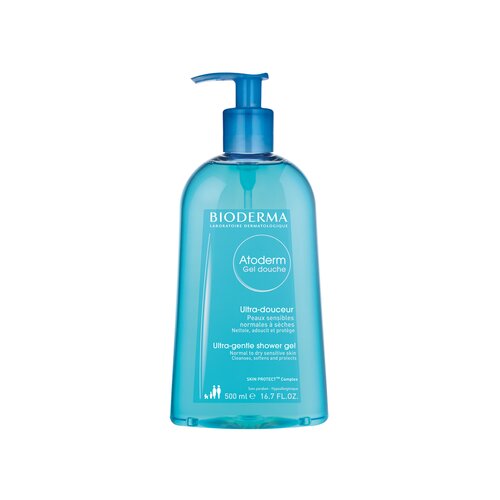 Bioderma atoderm ultra-gentle nježni gel za tu&amp;scaron;iranje za normalnu do suhu osjetljivu kožu 500 ml unisex Slike