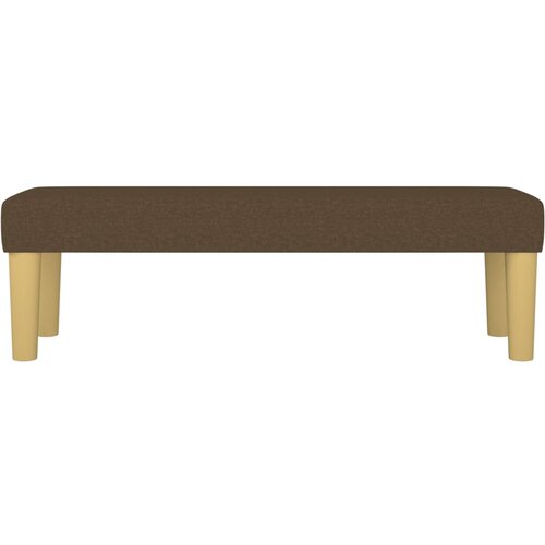  Klupa tamnosmeđi 100x30x30 cm od tkanine Slike