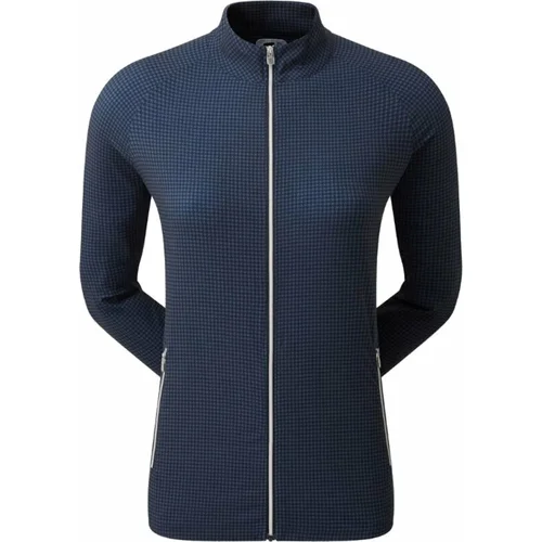 Footjoy Houndstooth Print Woven Jacket Navy S