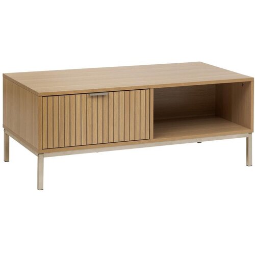 5five Klub sto ESEN 100x40 cm braon Slike