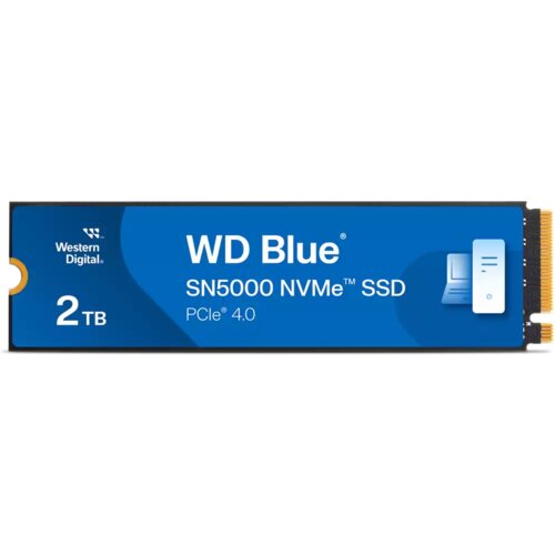  wd 2 tb nvme ssd blue SN5000 pcie Gen4 x4 Slike