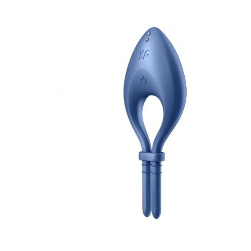 Satisfyer prsten za penis aplikacijom - Bullseye, plavi Slike