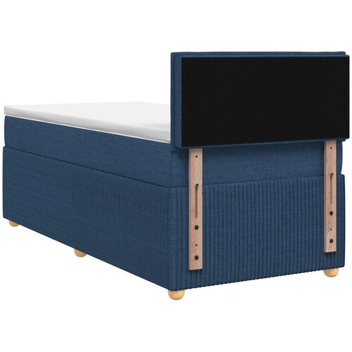  Boxspring krevet s madracem Plava 90 x 190 cm Tkanina Slike