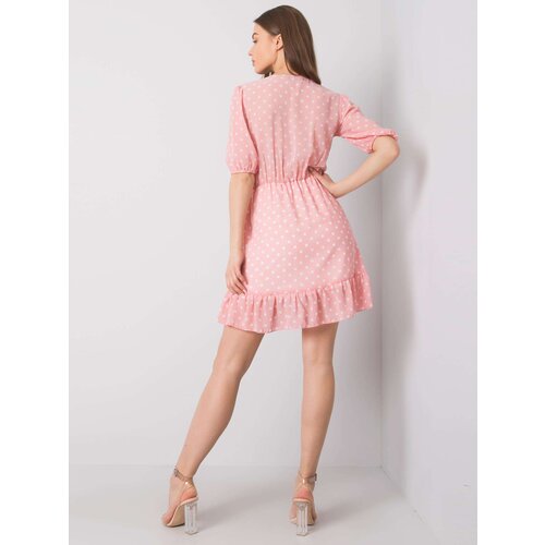 Fashion Hunters SUBLEVEL Pink dress with polka dots Cene