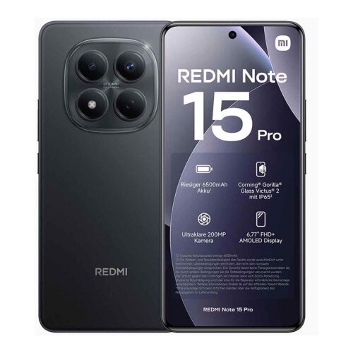 Xiaomi Redmi Note 15 Pro 5G EU 8+256 Black Cene