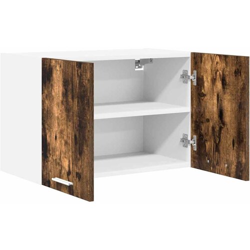  ormarić 2 pcs Dimljeni hrast i bijela 60 x 31 x 40 cm Slike