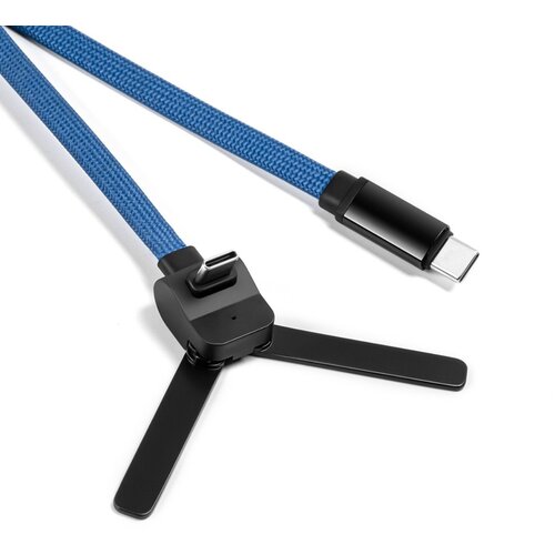 INF OTG in Type-C pleten kabel s držalom za telefon, 60W hitro polnjenje Blue, (5000276695) Cene