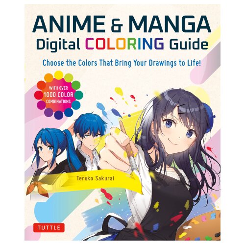 Publishers Group (PGUK) Teruko Sakurai - Anime & Manga Digital Coloring Guide Cene
