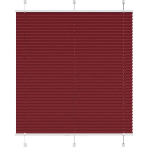 vidaXL Plisirana žaluzija Bordeaux Red 115x150 cm Širina tkanine Cene
