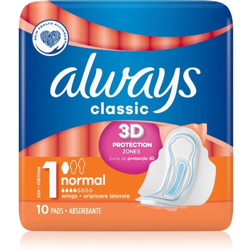 Always Higijenski ulošci Classic normal dry 10 kom Cene