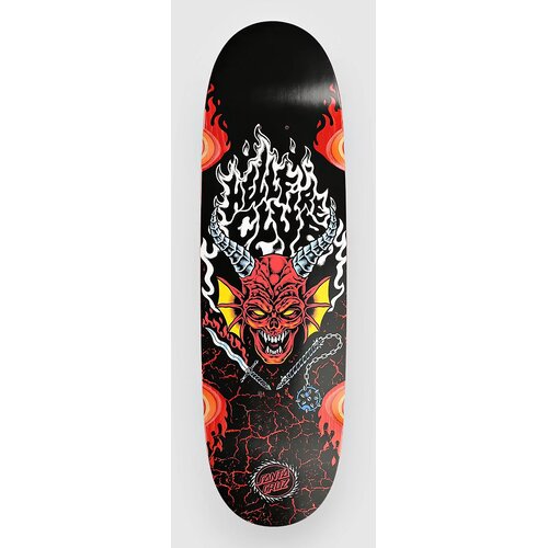 Santa Cruz X StrangerThings Hellfire Club Flames 9"" Sk black Cene