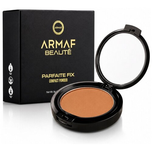 Armaf Rdečila & pudri Perfektes Fixier-Kompaktpuder - 06 Tan Kostanjeva Cene
