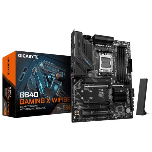 Gigabyte MB B840 GAMING X WF6E AM5, 4x DDR5, 3x M.2, 4x SATA 8xUSB; 1x HDMI, 1x DP, ATX; Cijene