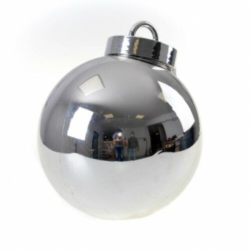 Twinkle, novogodišnja kugla, LED, srebrna, 20cm ( 765202 ) Slike