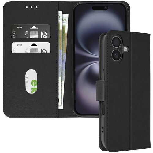 AVIZAR Ohišje za iPhone 16 Plus Clamshell denarnica in držalo za videoposnetek, Črna, (5000010323) Cene
