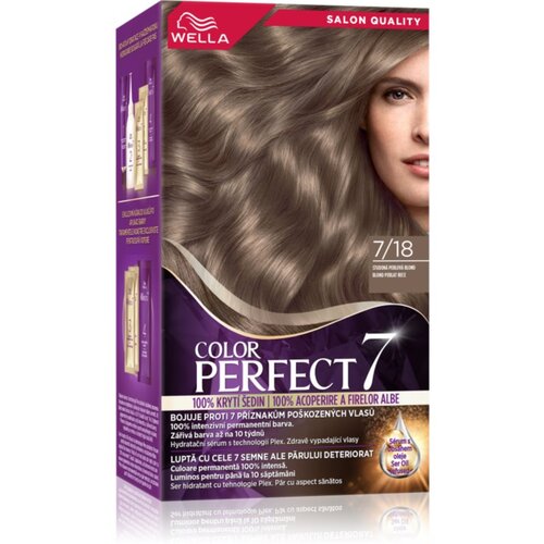 Wella Color Perfect Intense boja za kosu nijansa 7/18 Cool Pearl Med Blonde 1 kom Cijene
