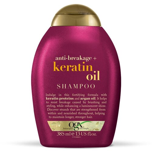OGX Keratin Oil šampon za okrepitev las s keratinom in arganovim oljem 385 ml Cene