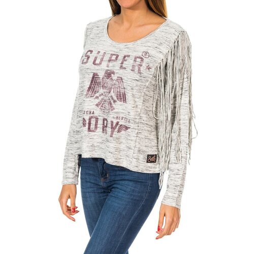 Superdry Puloverji G60000GN-XDN Siva Slike