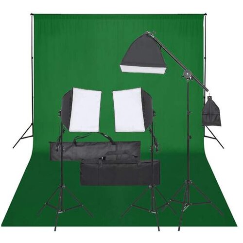  Oprema za fotografski studio sa setom svjetala i pozadinom Cene