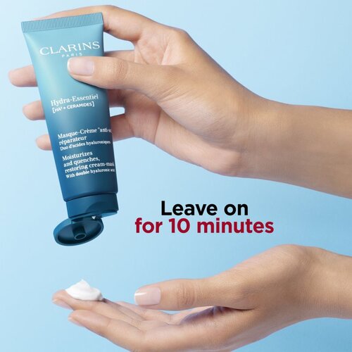Clarins Hydra-Essentiel [HA&amp;sup2;] Mask vlažilna maska za obraz 75 ml Slike