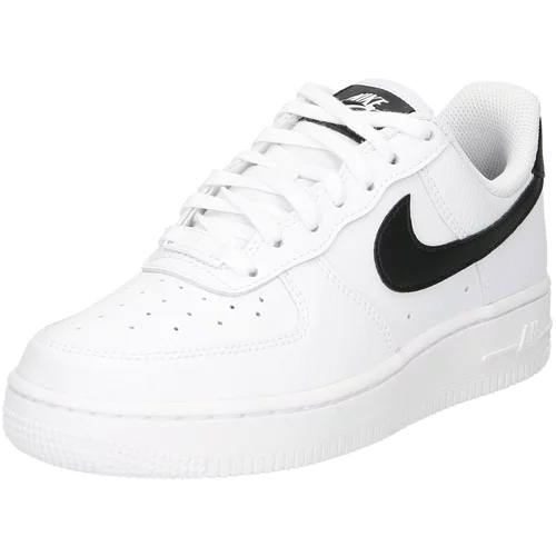 Nike Sportswear Niske tenisice 'AIR FORCE 1 07' crna / bijela