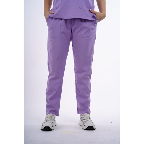 Pureboks Ženski donji deo medicinske uniforme, Ljubičasti Slike
