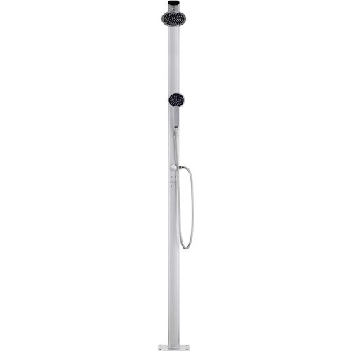 vidaXL Vrtni tu&scaron; sa smeđom bazom 220 cm aluminijski Cijene