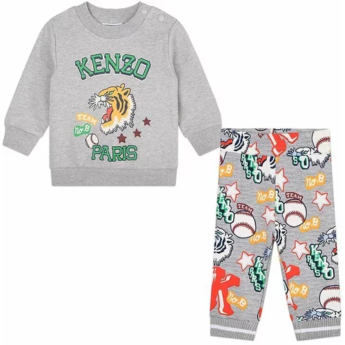 Kenzo Kids Homewear komplet boja: siva