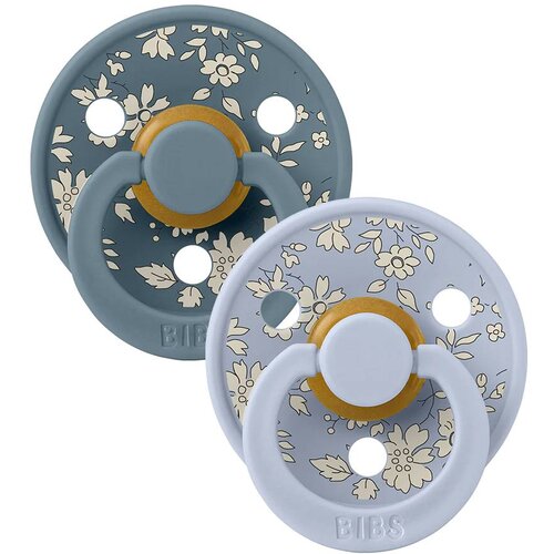 Bibs x Liberty Colour dude Capel (okrugle) - Dusty Blue mix (0+) Cijene