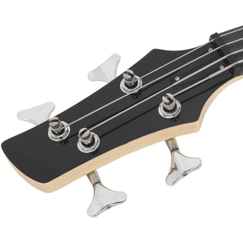  Električna bas gitara za početnike s torbom plavo-crna 4/4 46 &amp;quot; Slike