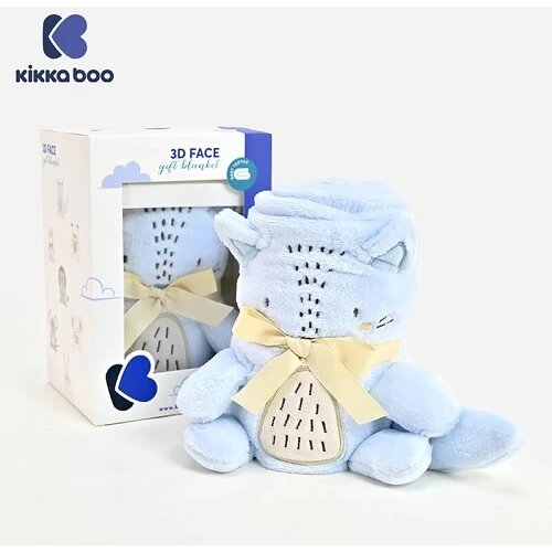 Kikka Boo Ćebe za bebe sa 3D vezom Little Fox KKB5010, 75x100cm Slike