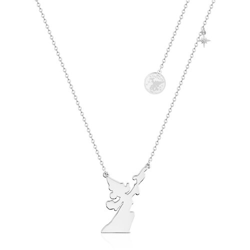 Juicy Couture Couture Kingdom Disney Fantasia Sorcerer's Apprentice Mickey Bela pozlačena silhoutte ogrlica, (21279407) Cene