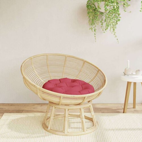 VidaXL Okrugli jastuk crvena boja vina &amp;Oslash; 60 x 11 cm od tkanine Oxford Slike