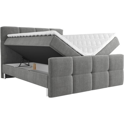 Esposa POSTELJA Z VZMETNICO 180 cm x 200 cm , tekstil siva Slike