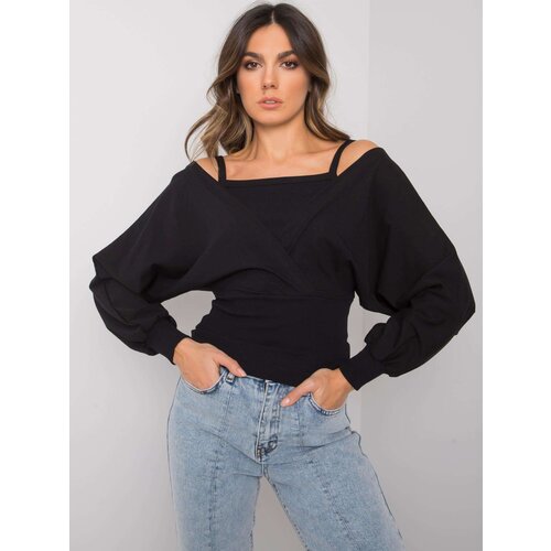 RUE PARIS Blouse-RV-BZ-7311.02X-black Slike