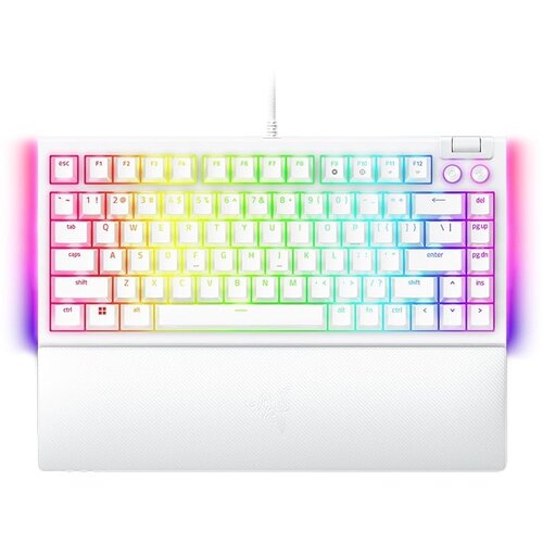 Razer BlackWidow V4 75% US-SLO žična tipkovnica bele barve Cene