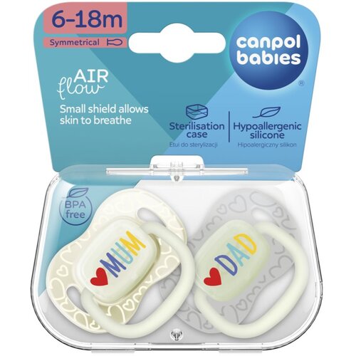 Canpol MUM&amp;amp;DAD duda 6-18 m 2 kos Slike