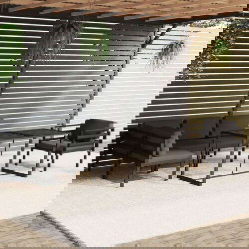  6-dijelna vrtna garnitura s jastucima aluminijska antracit Cijene