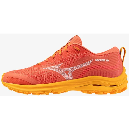 Mizuno Wave Rider Gtx Hot Coral/ White/ Carrot Curl