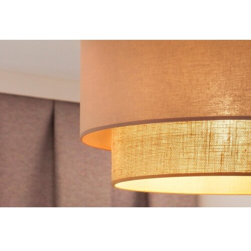  duolla - plafonski luster boho 1xE27/15W/230V pr. 45 cm bež/braon Slike