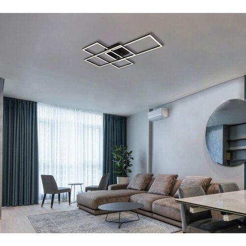 Globo 67227-40NBSH - LED prigu&amp;scaron;iva plafonska svetiljka GABRIEL 40W/230V dimenzije 51x74 cm + daljinski upravljač Slike