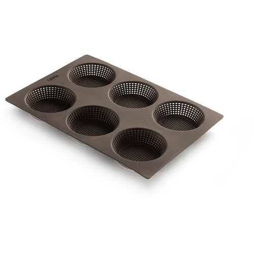 Lekue silikonski pekač za kruh 6 delni MINIŽEMLJICE P.BREAD ROLS 8CM 0202300M10M Slike