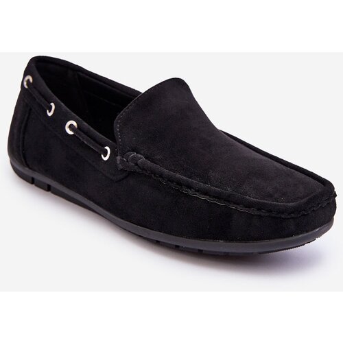 Boto Men's Suede Slip-On Moccasins Black Rayan Cijene