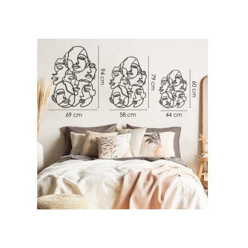 Wallxpert zidna dekoracija Faces Line Art APT743 M Slike