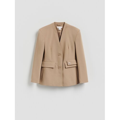 Reserved Blazer mit Schulterpolstern - bež Cijene