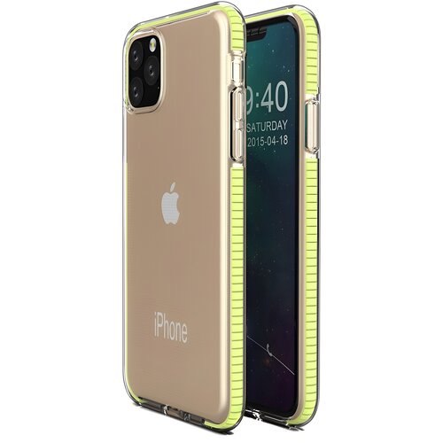 IZMAEL.eu Futrola Spring clear TPU za Apple iPhone 11 Pro Max - Žuta Cijene
