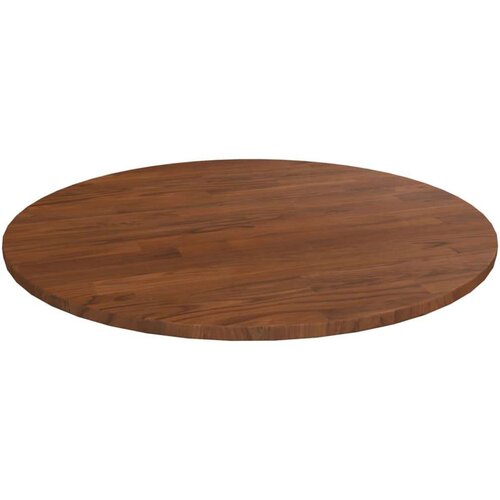 vidaXL Okrogla mizna plošča temno rjava Ø60x1,5 cm trdna hrastovina Cene