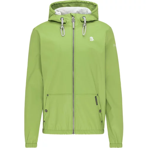 Schmuddelwedda Funkcionalna jakna siva / svetlo zelena